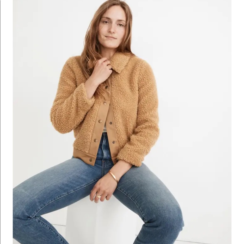 MADEWELL High Pile Fleece Portland Jacket sz XXL